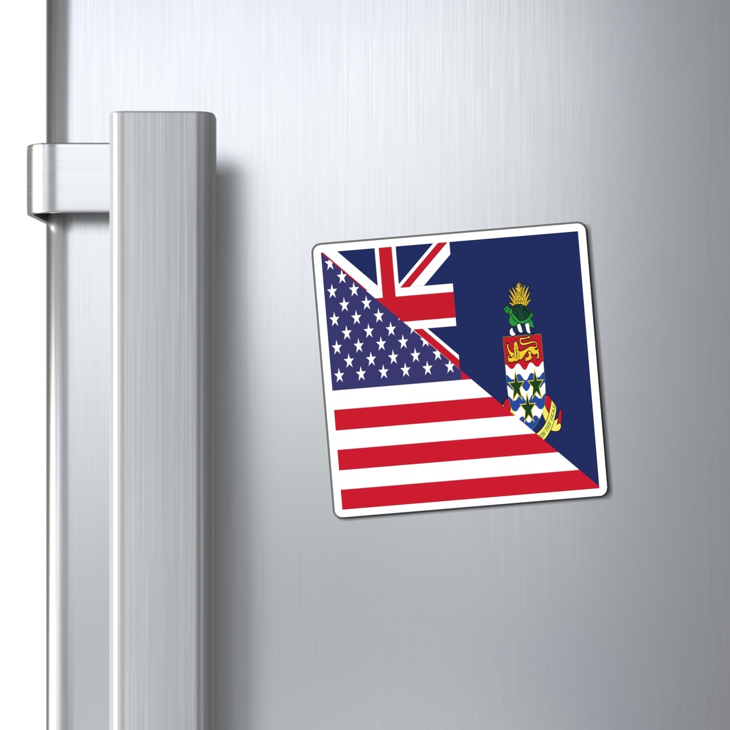 Cayman Islands American Flag Half Caymanian USA Magnet