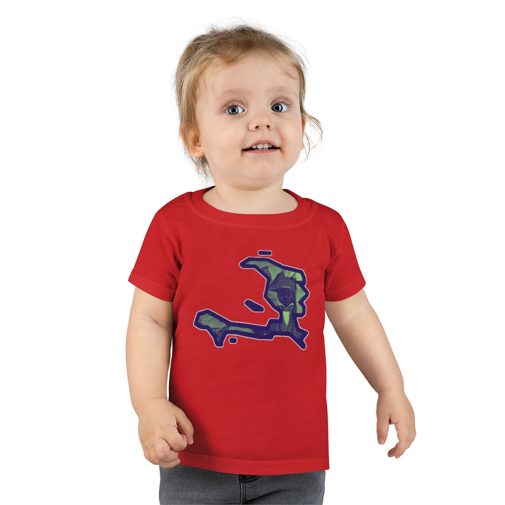 Toddler Jean Jacques Dessalines Island T-Shirt | Unisex Haiti Ayiti Haitian Clothing