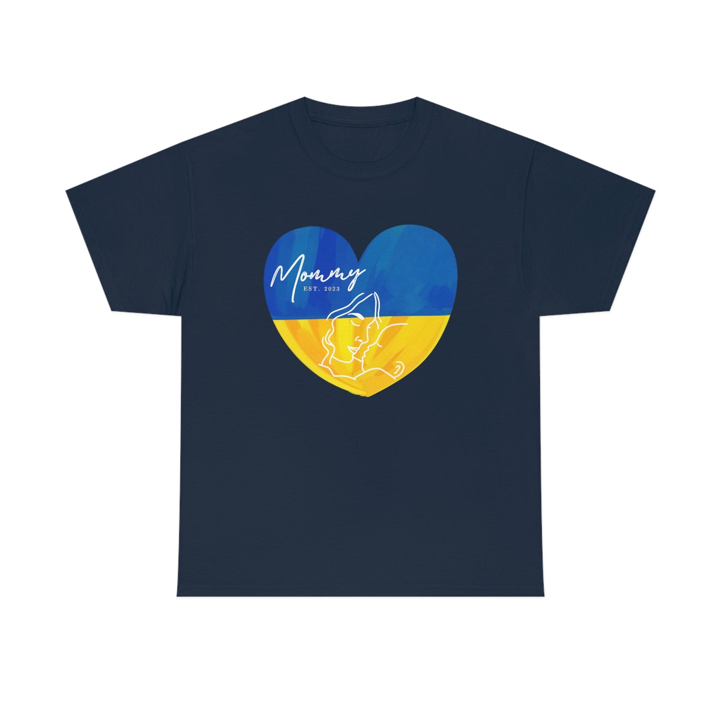 Ukraine Mommy Est 2023 Mothers Day Gift for Ukrainian MOM T-Shirt | Unisex Tee Shirt