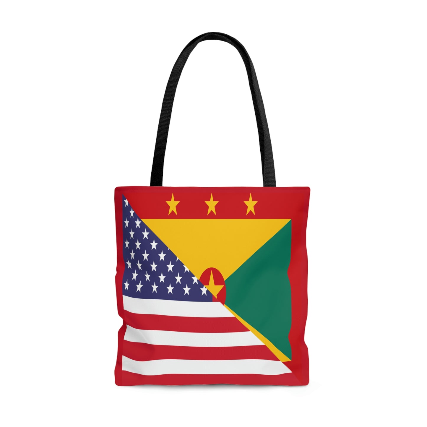 Grenadan American Flag Half Grenada USA Tote Bag | Shoulder Bag