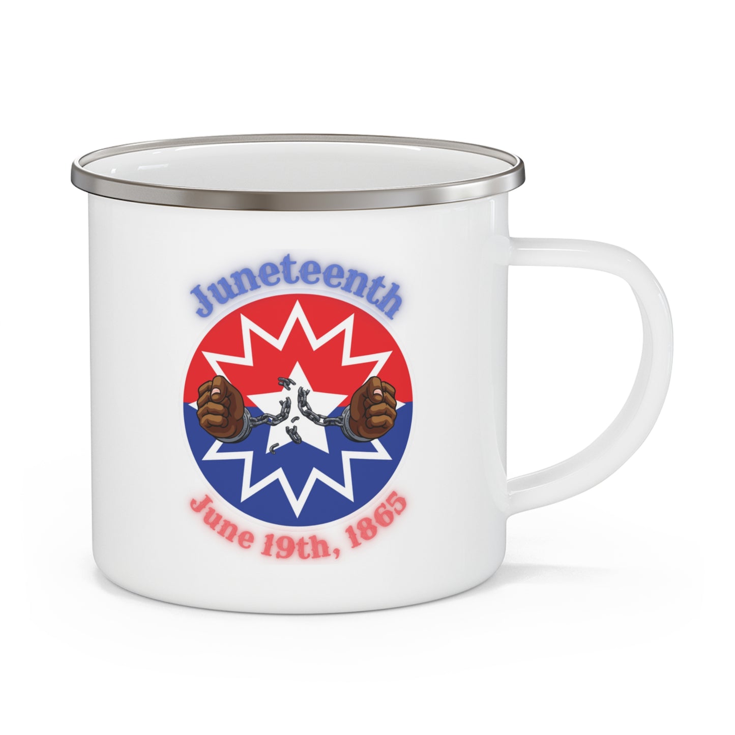 Juneteenth | June 19th Freedom Day Jubilee Day Liberation Day 12oz Enamel Mug