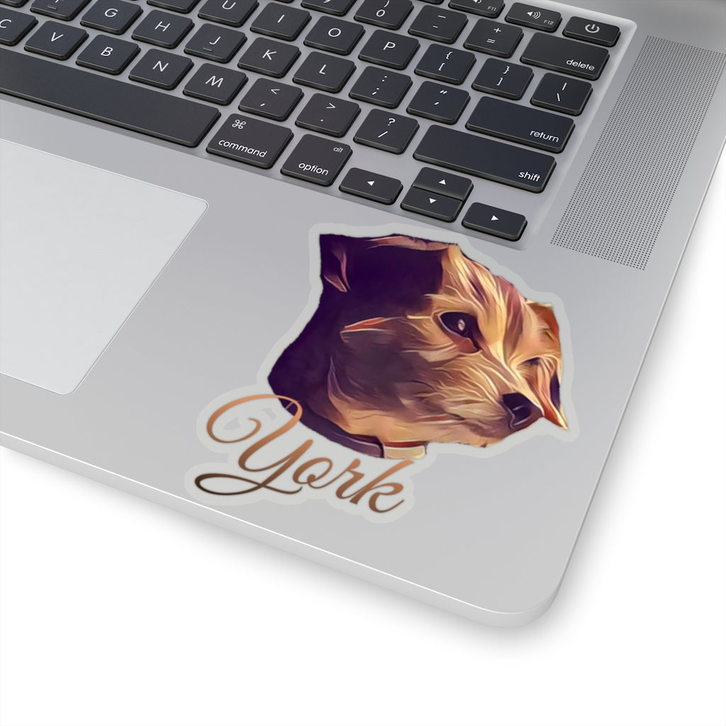 York Sticker | Yorkie Mix Dog Puppy Sticker