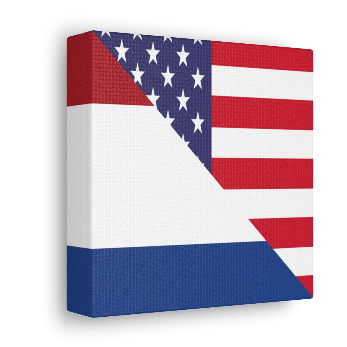 Netherlands American Flag USA Canvas Gallery Wraps | Wall Art