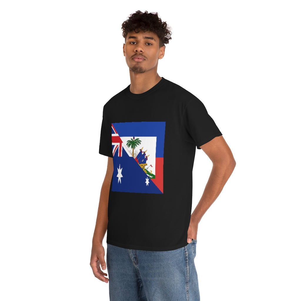 Haitian Australian Flag Tshirt | Unisex Australia Haiti Men Women Shirt