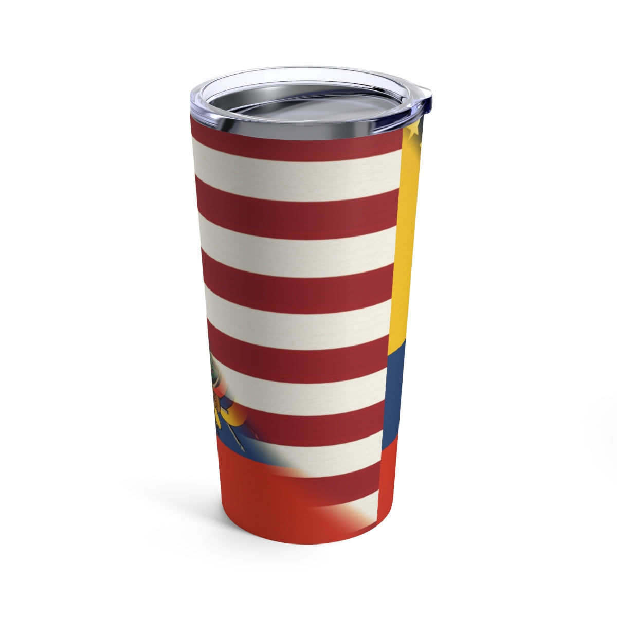 Ecuadorian American Flag | Half Ecuador USA  Tumbler 20oz