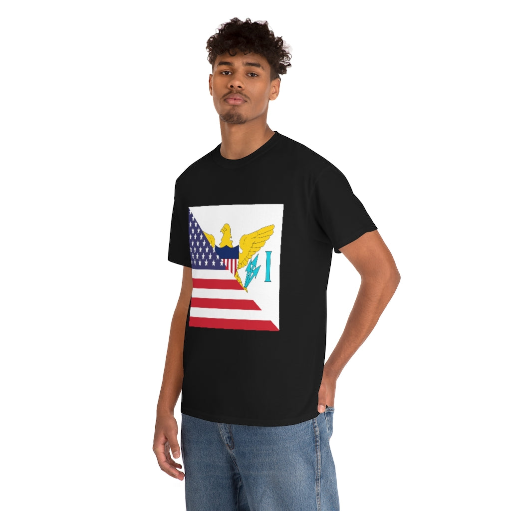 Virgin Islands American Flag Tee Shirt | Unisex Islanders USA Tshirt