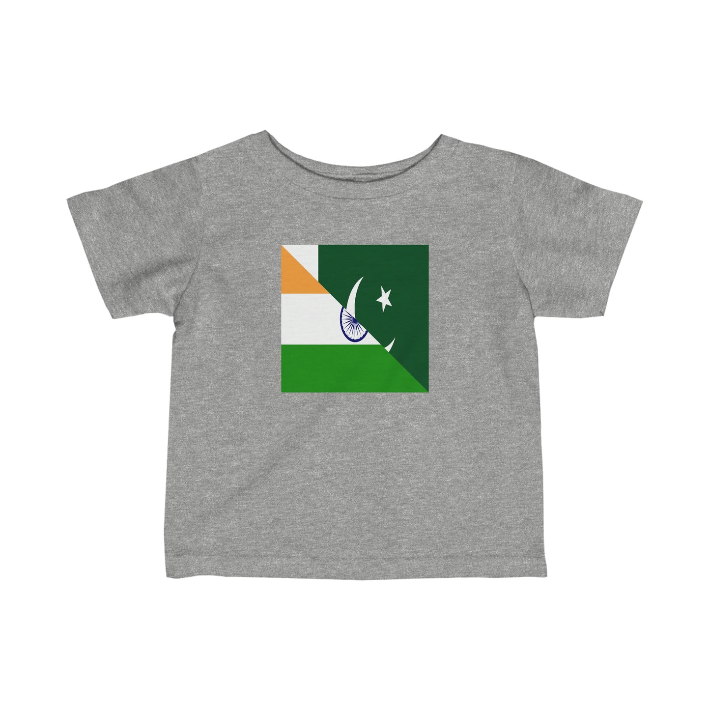 Infant Pakistani Indian Flag Pakistan India Toddler Tee Shirt