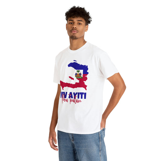 Viv Ayiti Pou Toutan Haitian Forever Haiti Tee Shirt | Unisex T-Shirt