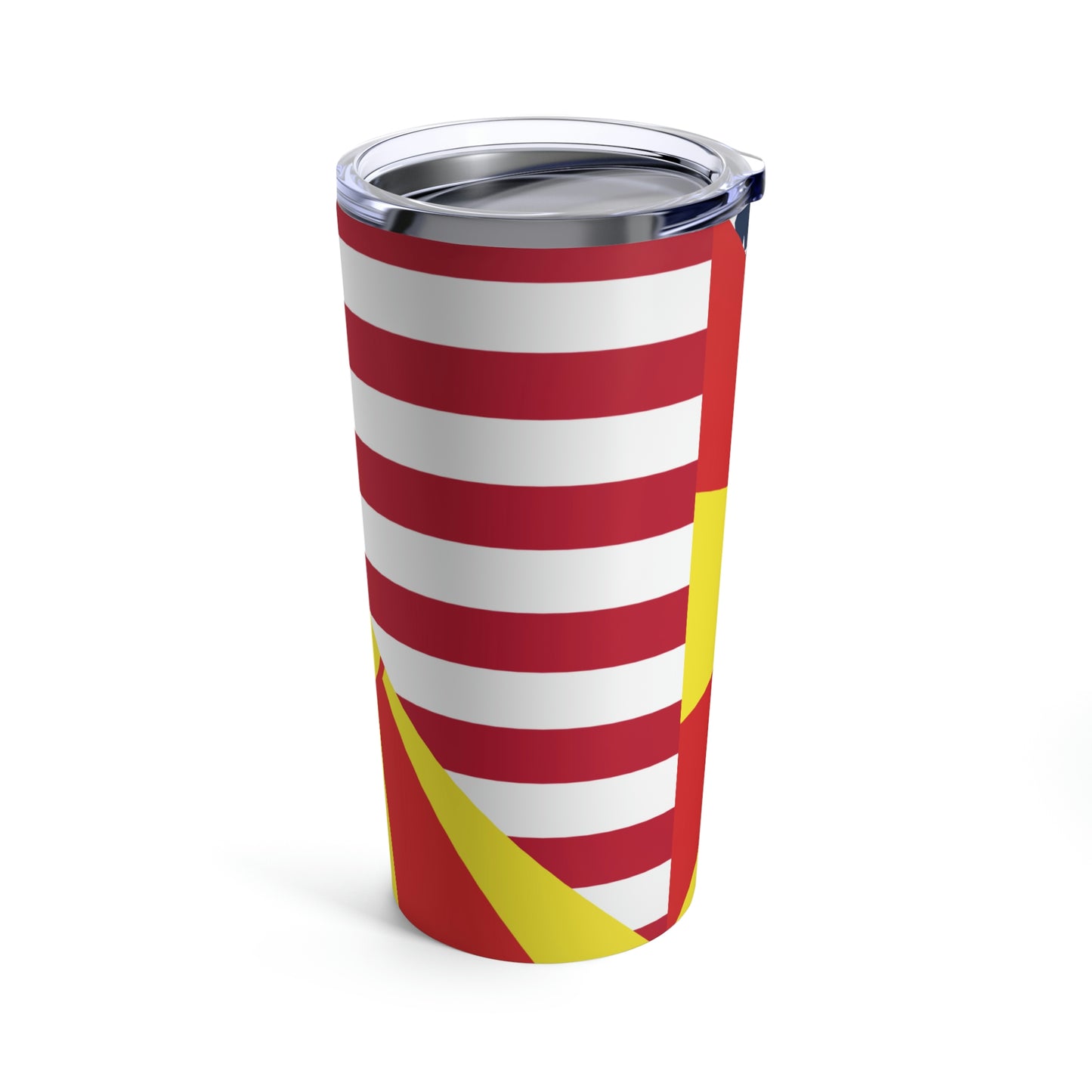 North Macedonia American Flag Half Macedonian USA Tumbler 20oz