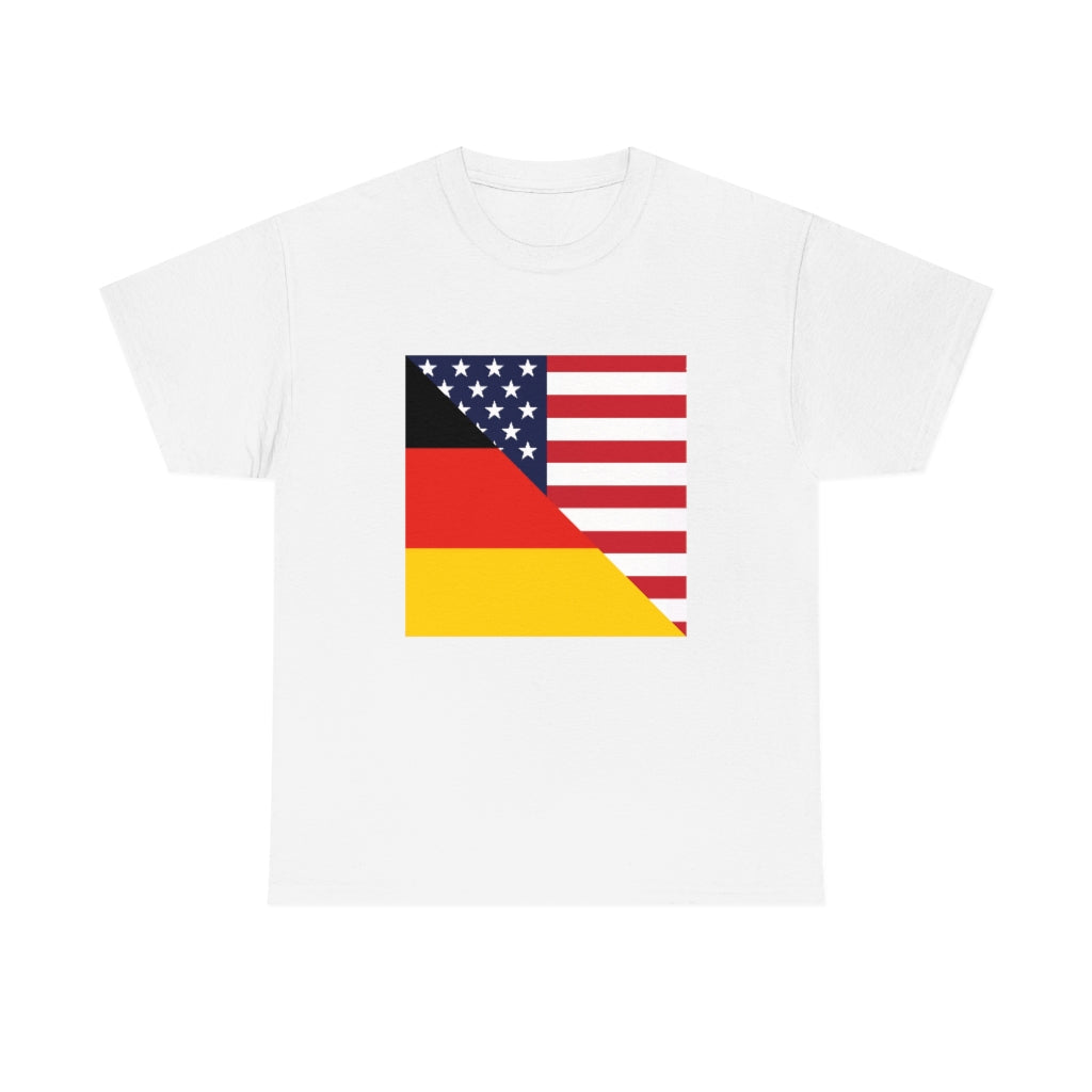 German American Flag T-Shirt | Unisex Germany USA Men Women Tee