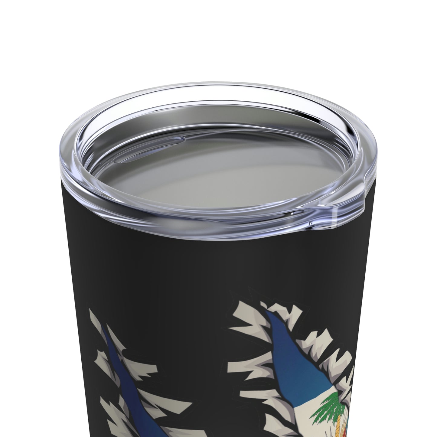 Haitian Flag Slash | Haiti Underneathe Tumbler 20oz