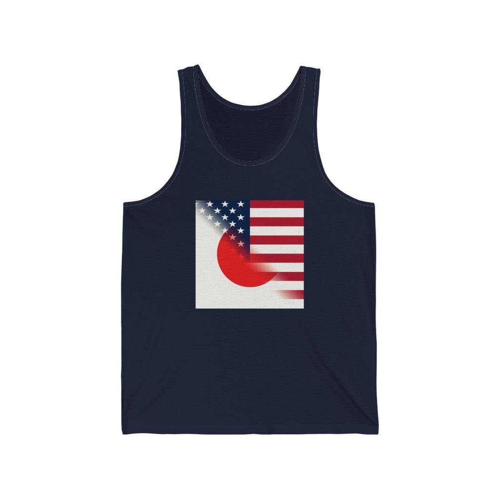 Half Japan - America Flag Tank Top | USA Japanese Apparel