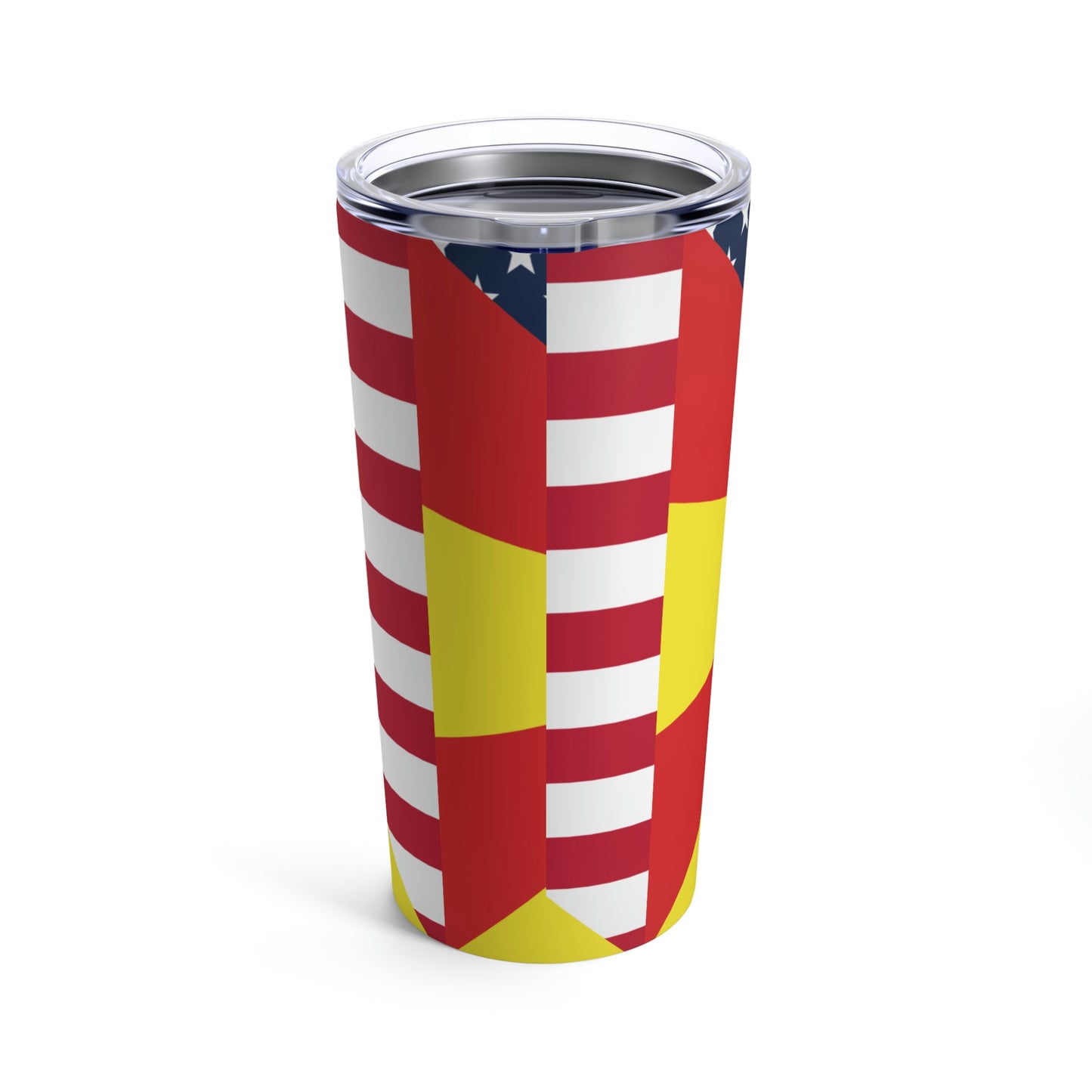 North Macedonia American Flag Half Macedonian USA Tumbler 20oz