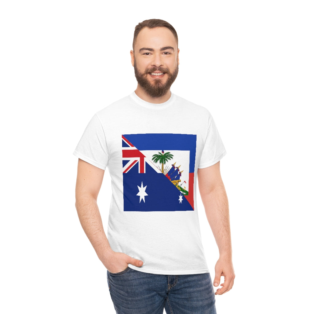 Haitian Australian Flag Tshirt | Unisex Australia Haiti Men Women Shirt