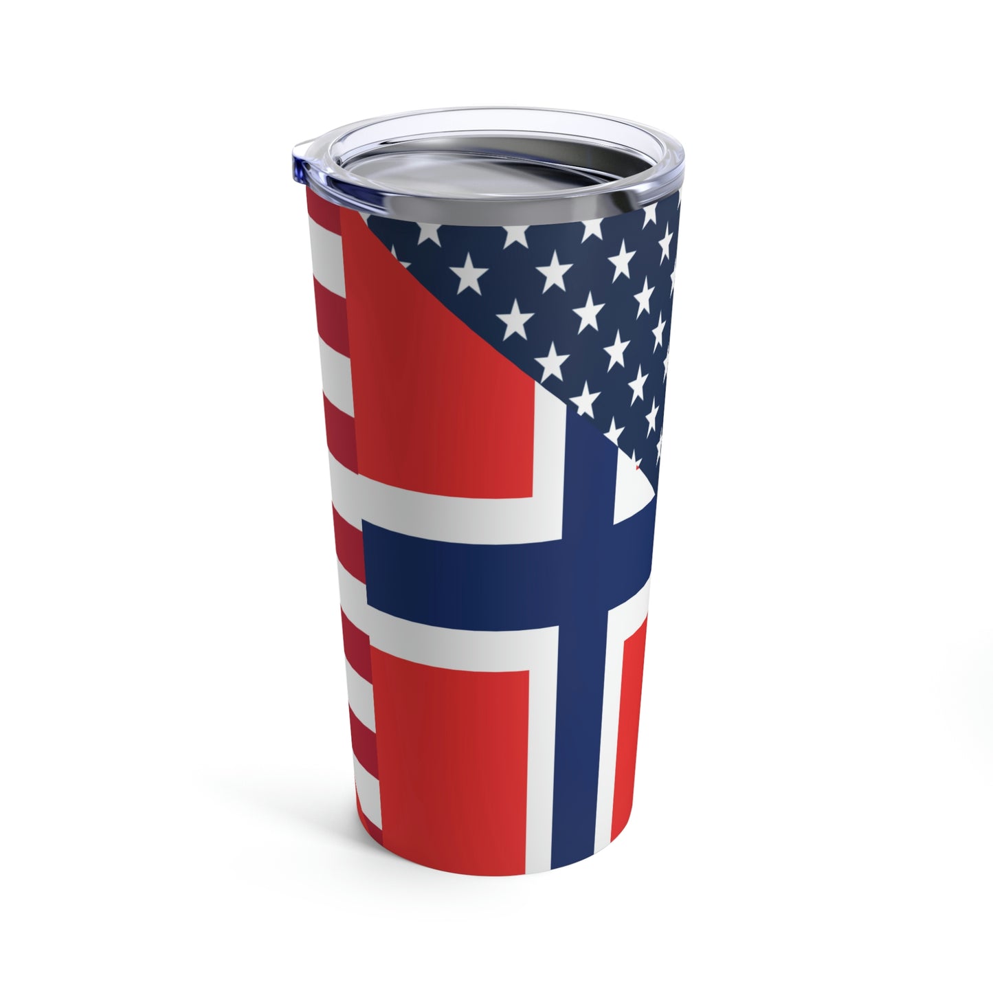 Norwegian American Flag Norway USA Tumbler 20oz