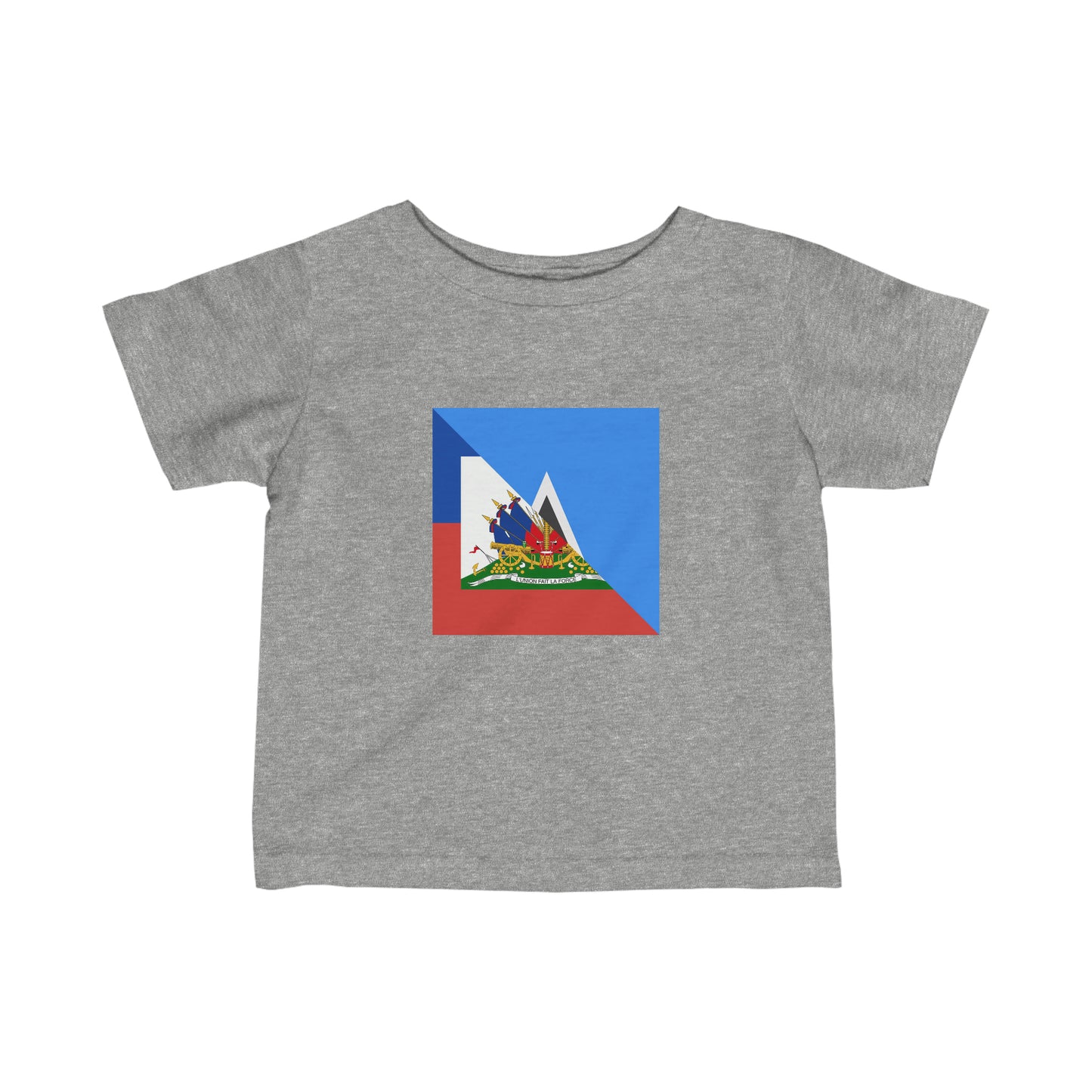 Infant Haiti St Lucia Flag Haitian 2 Toddler Tee Shirt