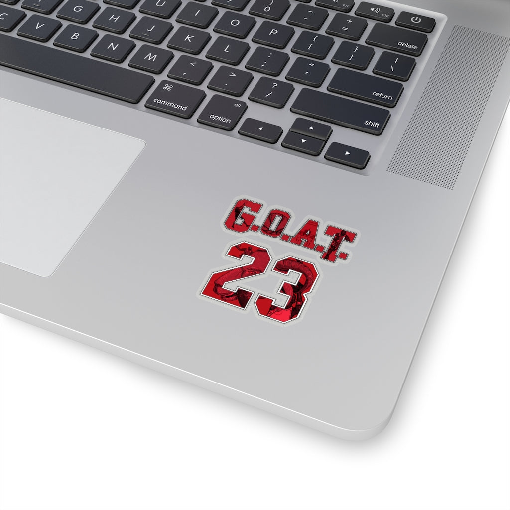 G.O.A.T. 23 Sticker | Chicago GOAT Basketball Champion Accessory