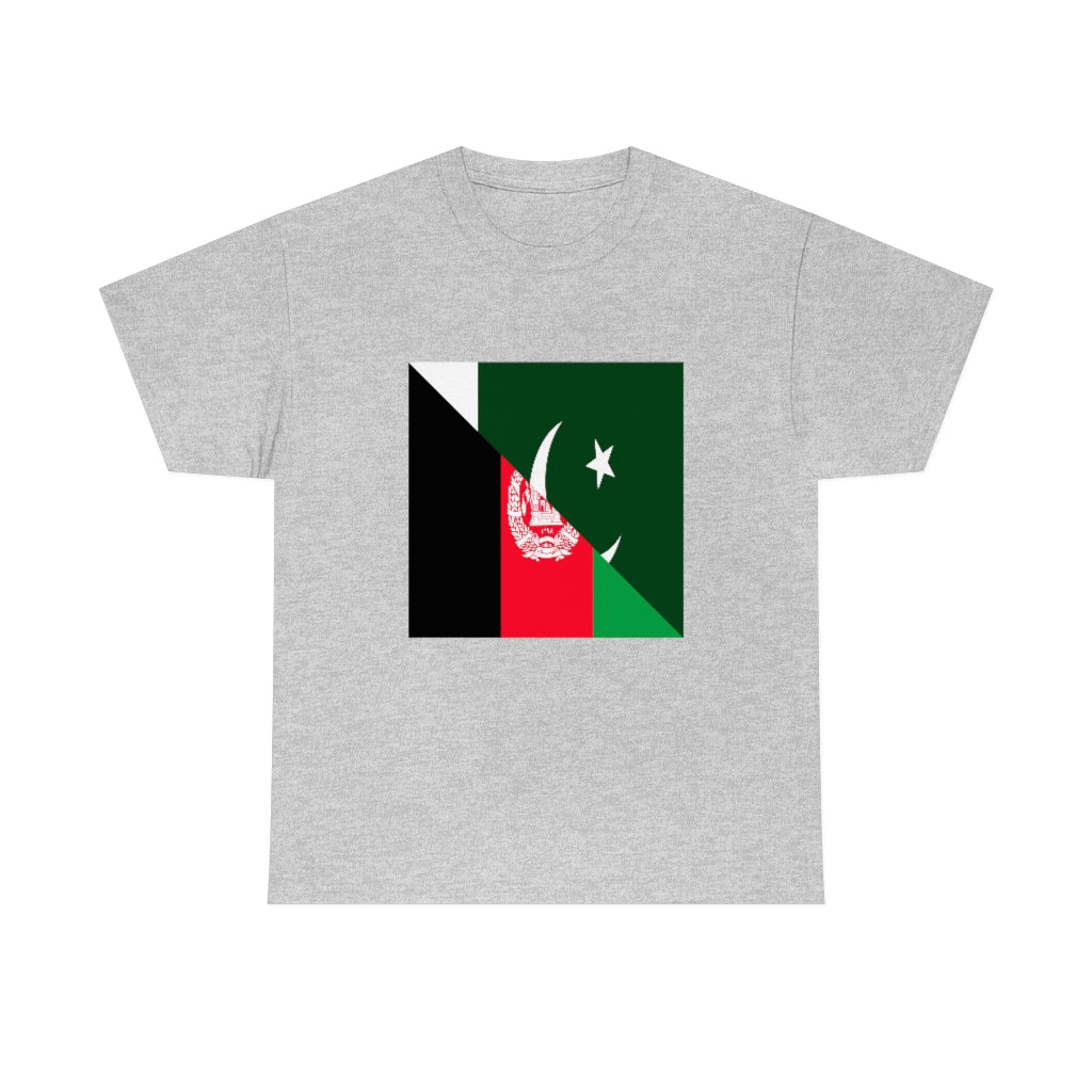 Afghan Pakistani Flag Tee | Unisex Afghanistan Pakistan Shirt