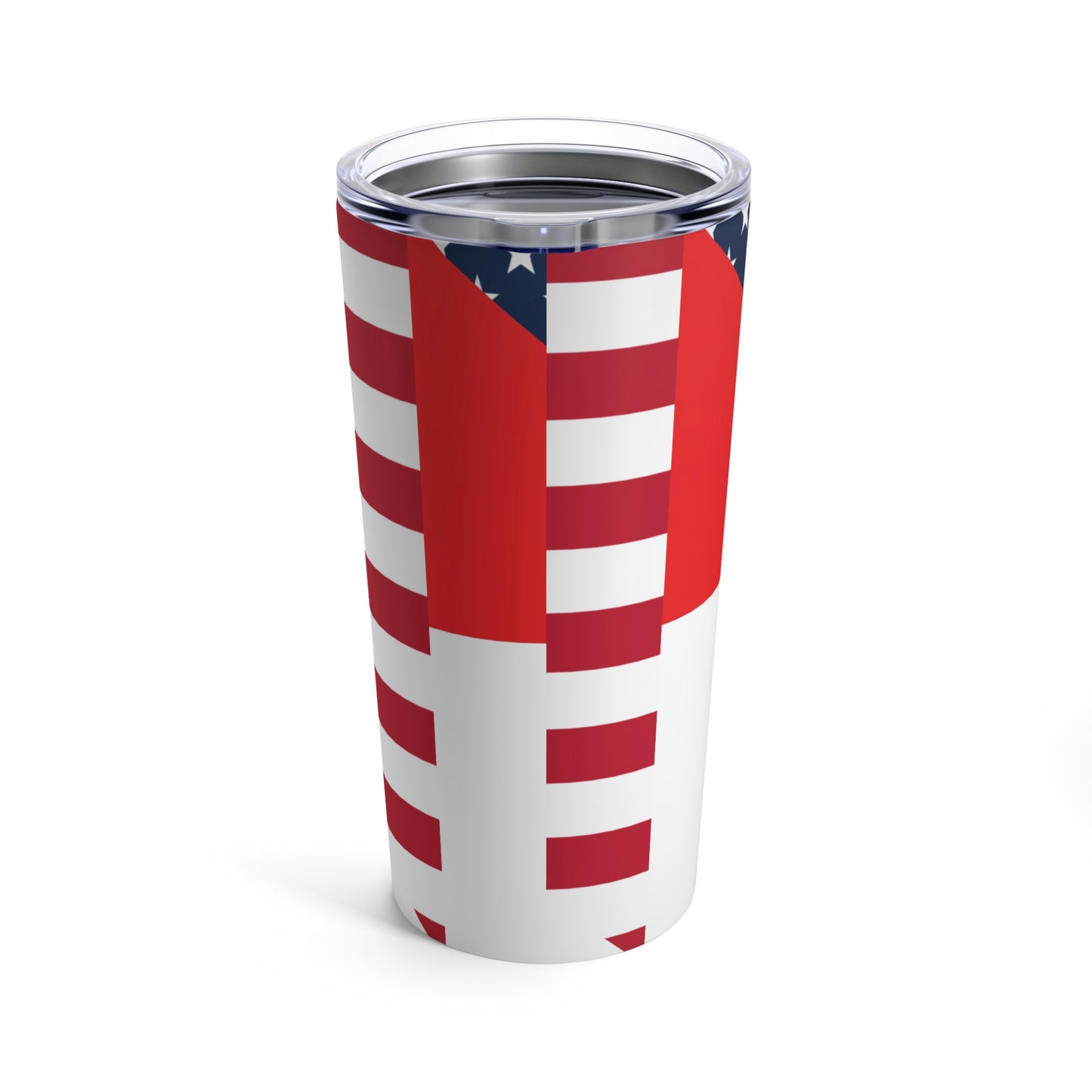 Monaco American Flag Half Monegasques USA Tumbler 20oz