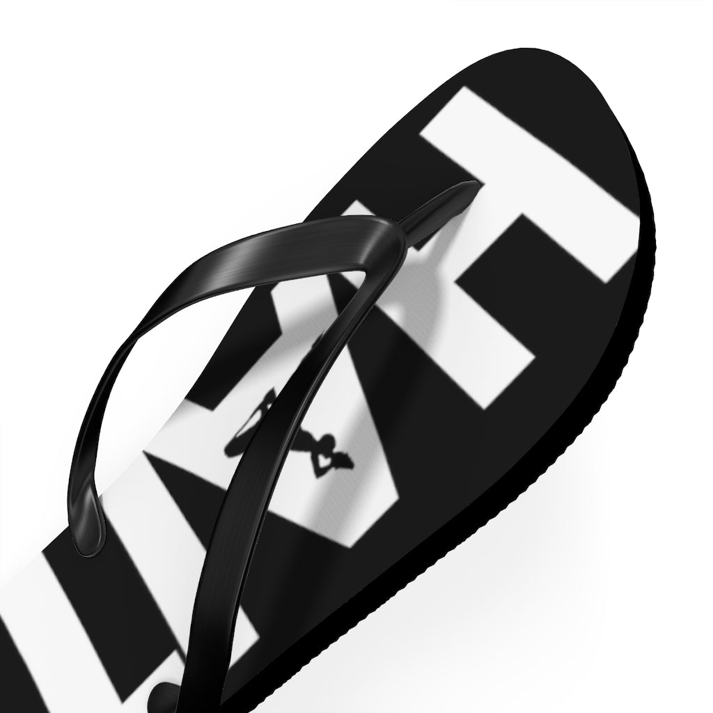 Haiti Black & White Flip Flops | Haitian Summer Sandals