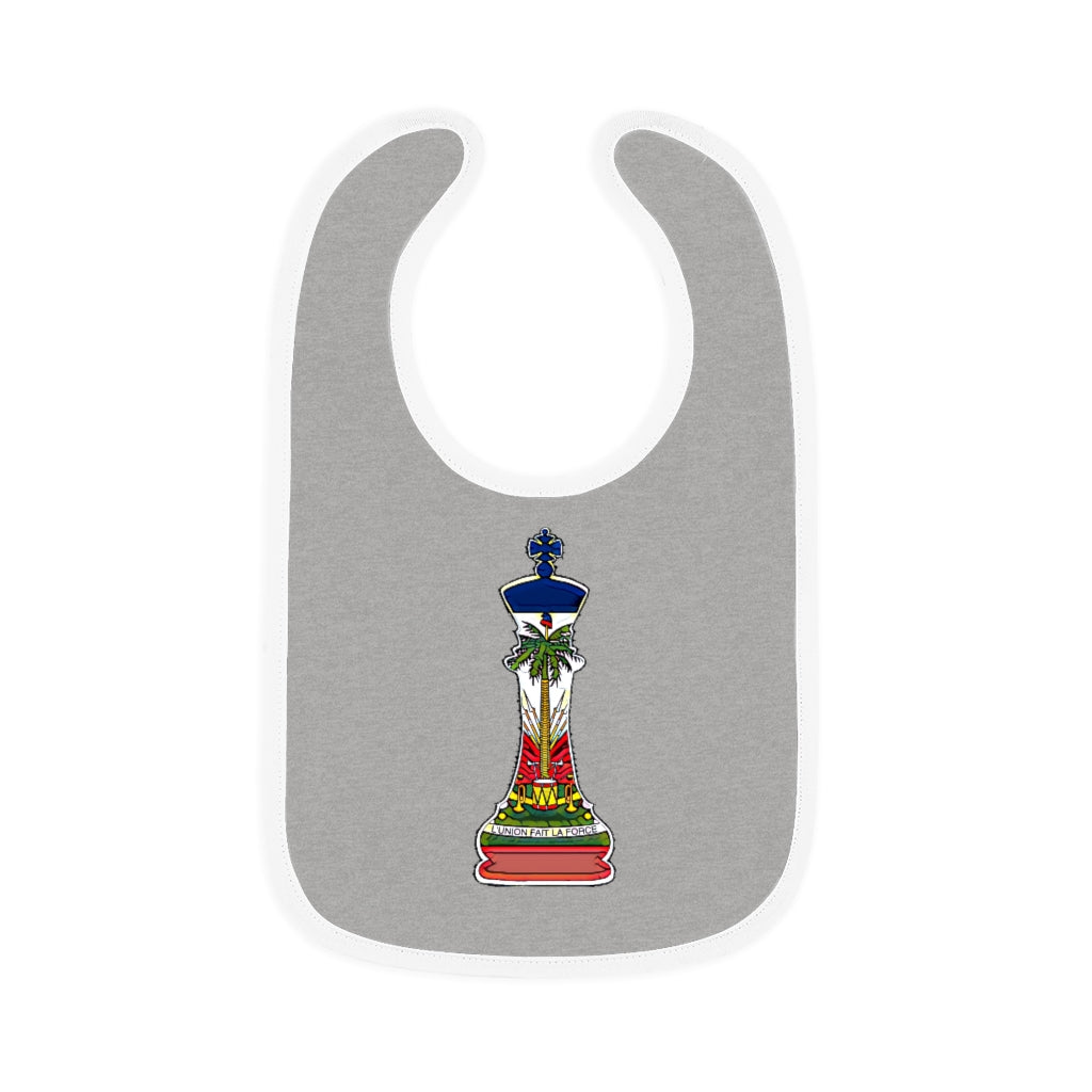 Haitian King Baby Bib | Newborn Haiti Baby Bib