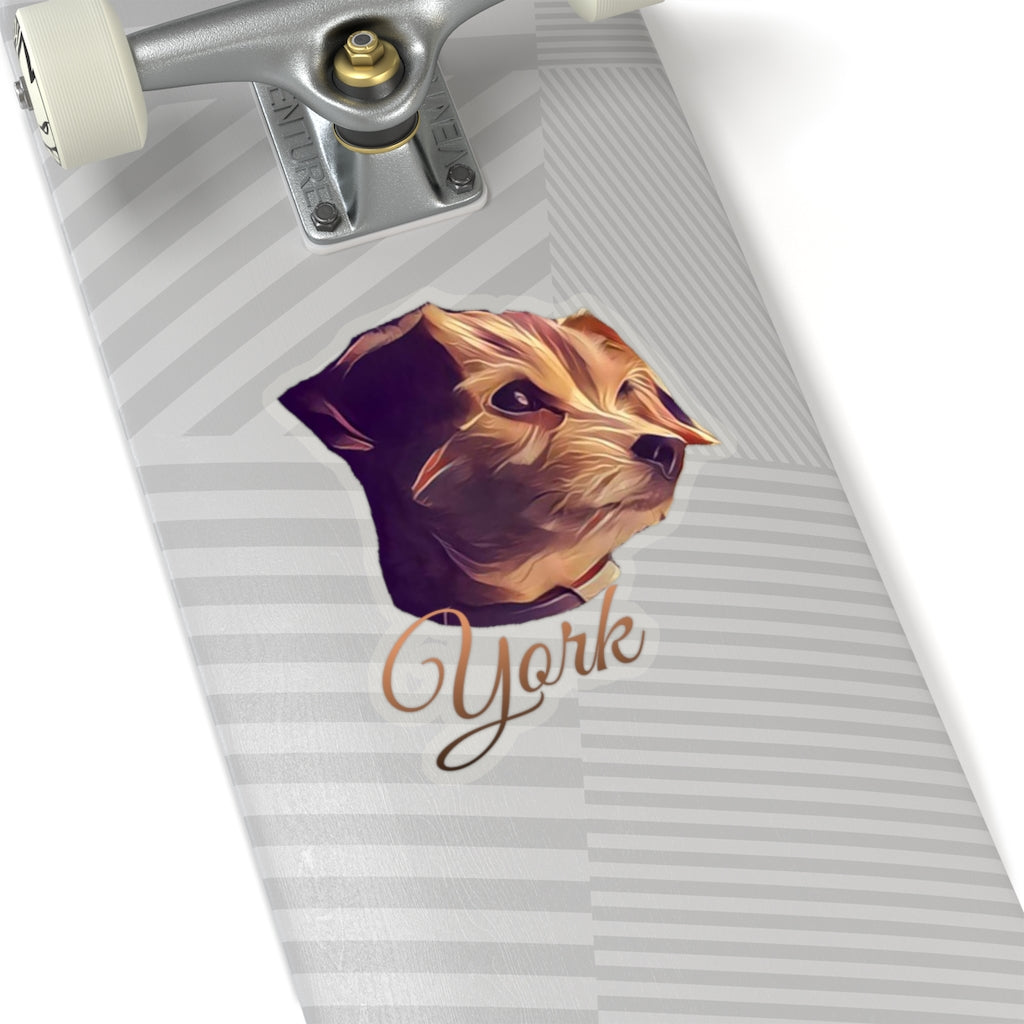 York Sticker | Yorkie Mix Dog Puppy Sticker