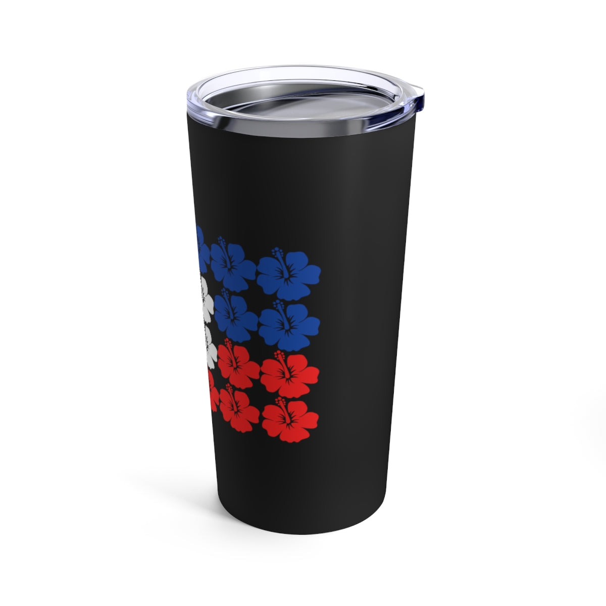 Haitian Hibiscus Flag | Haiti Flower Tumbler 20oz