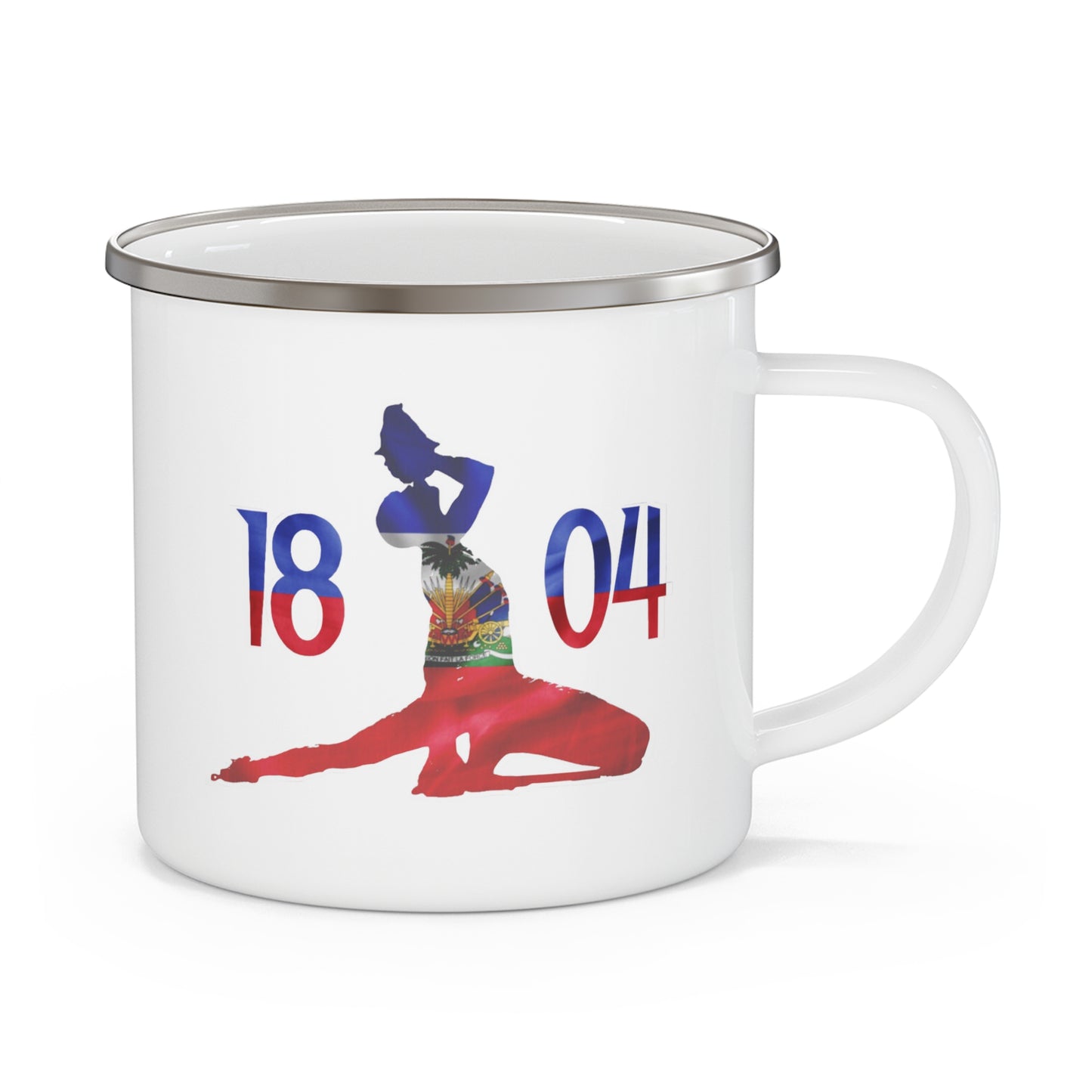 Haitian Flag 1804 Neg Mawon | Haitian Independence New Marron 12oz Enamel Mug