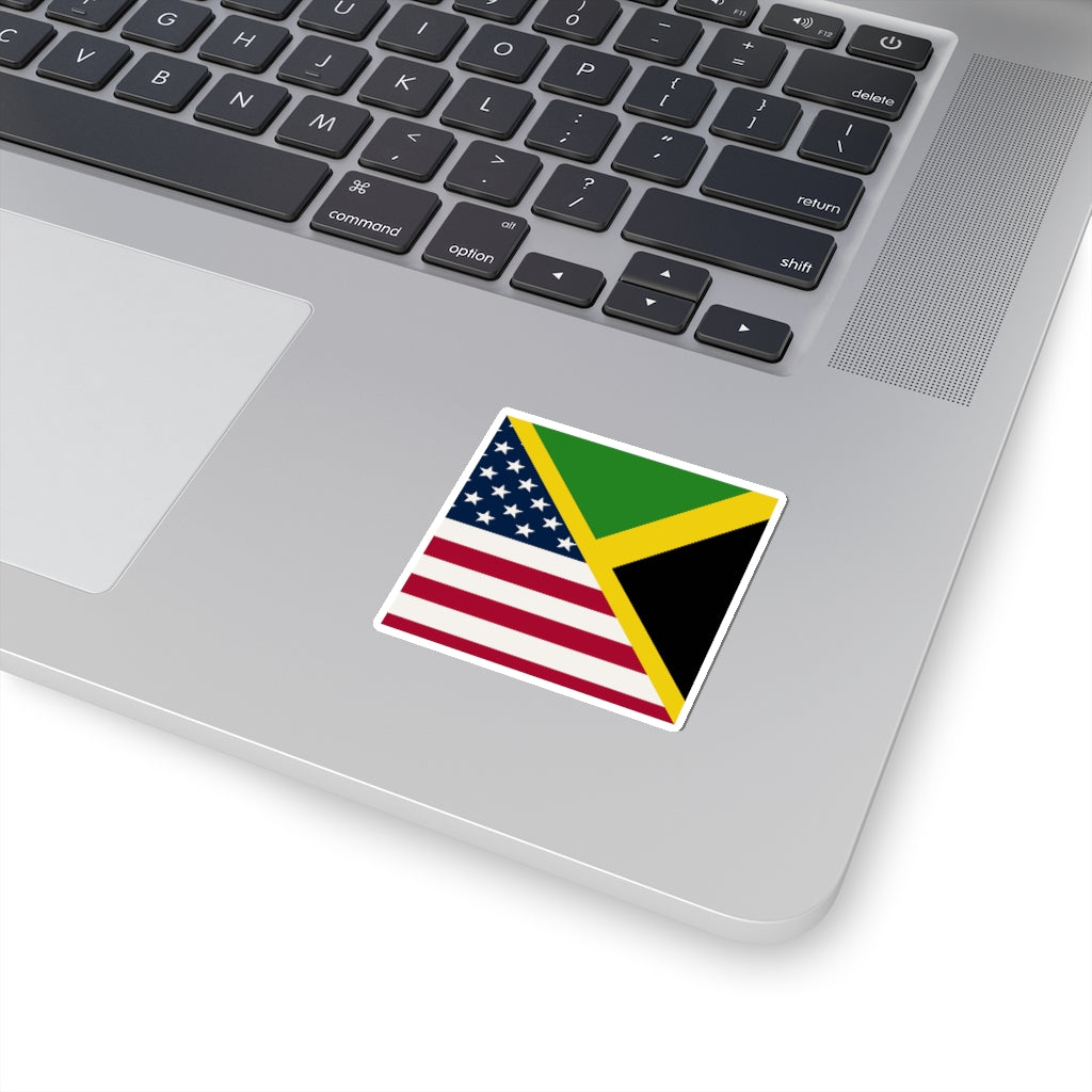 Jamaican-American Sticker | Jamaica USA