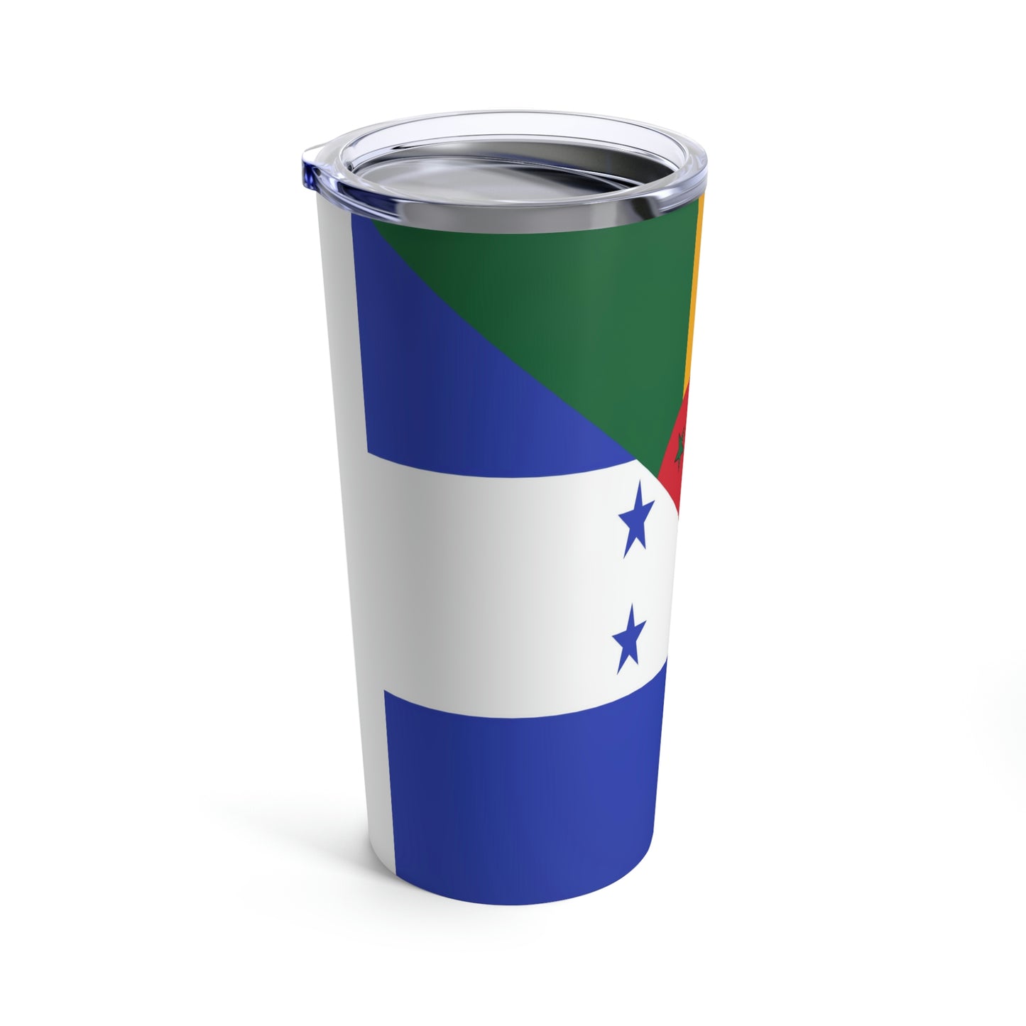 Dominica Honduras Half Honduran Dominican Flag Tumbler 20oz Beverage Container