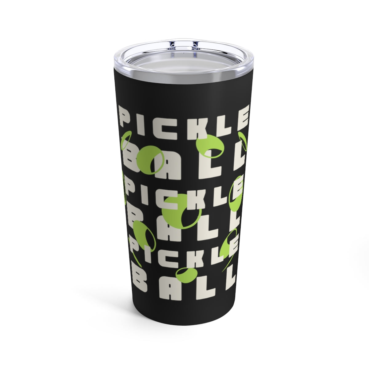 Pickleball Pickleball Green Ball Tumbler 20oz Beverage Container