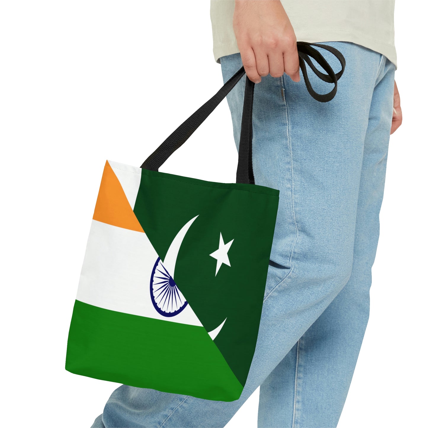 Pakistani Indian Flag Pakistan India Tote Bag | Shoulder Bag