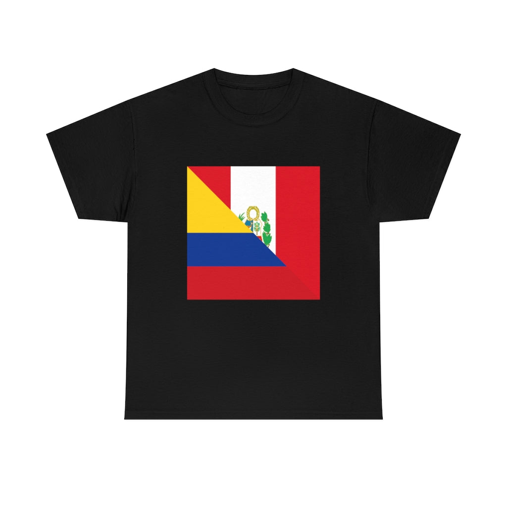 Peru Colombia Flag Shirt | Peruvian Colombian Men Women TShirt