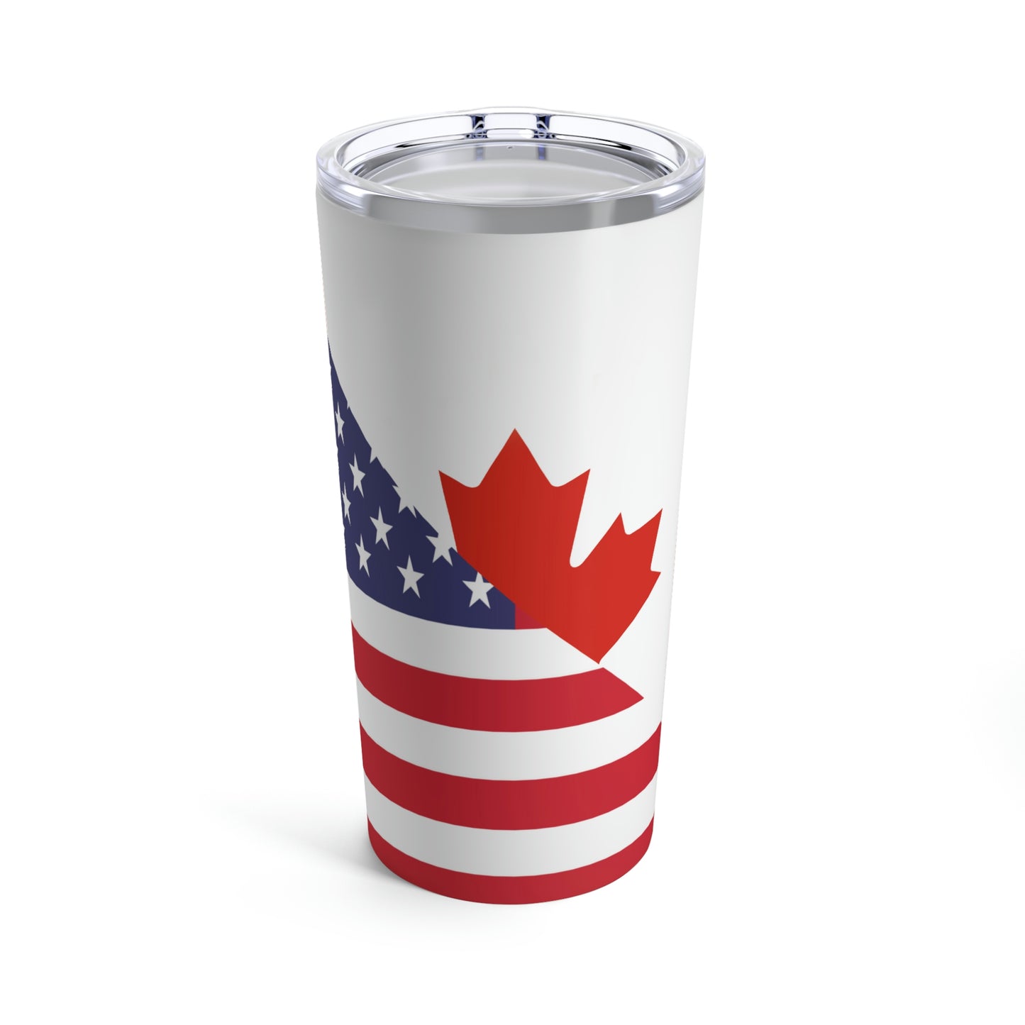 Canadian American Flag Canada USA Tumbler 20oz