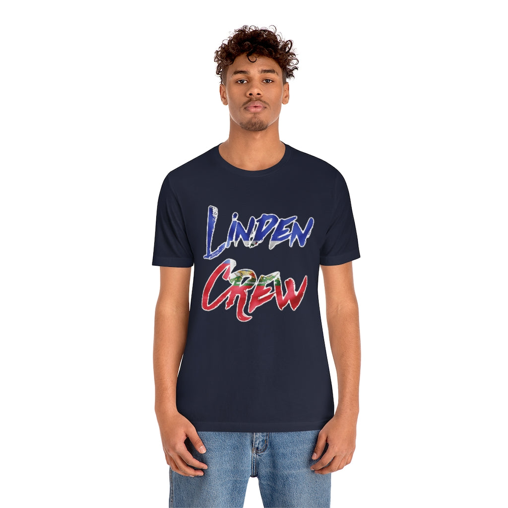 Linden Crew Softstyle Haitian Flag T-Shirt