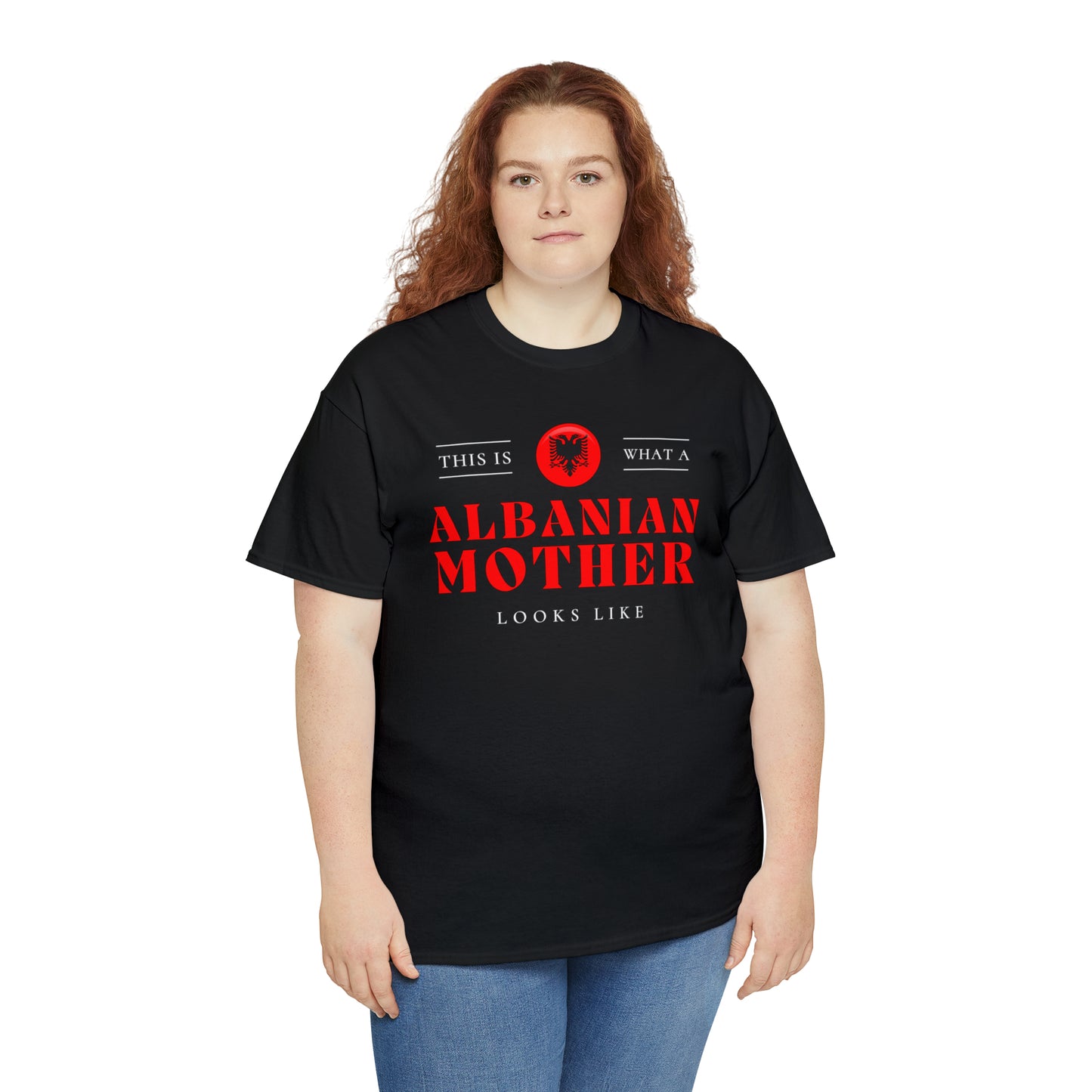 Albanian Mother Looks Like Albania Flag Mothers Day T-Shirt | Unisex Tee Shirt