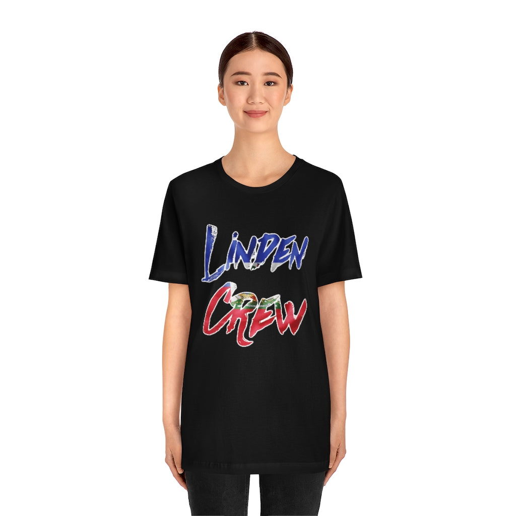 Linden Crew Softstyle Haitian Flag T-Shirt