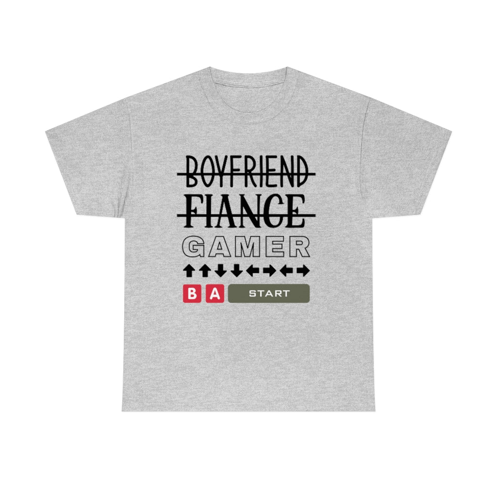 Video Gamer Shirt | Boyfriend Fiancé Gamers Tee | Gaming TShirt