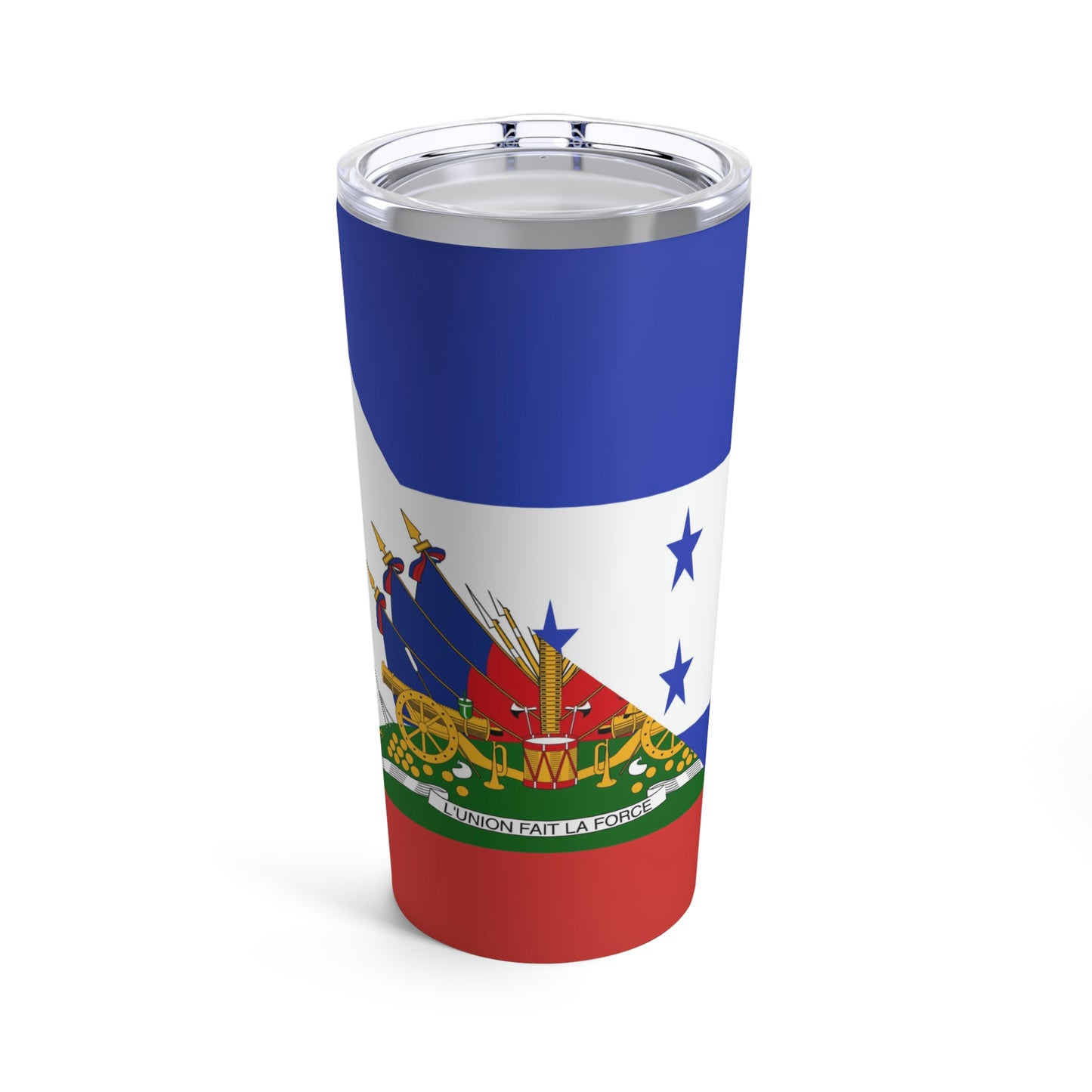 Haitian Honduran Half Haiti Honduras Flag Tumbler 20oz Beverage Container