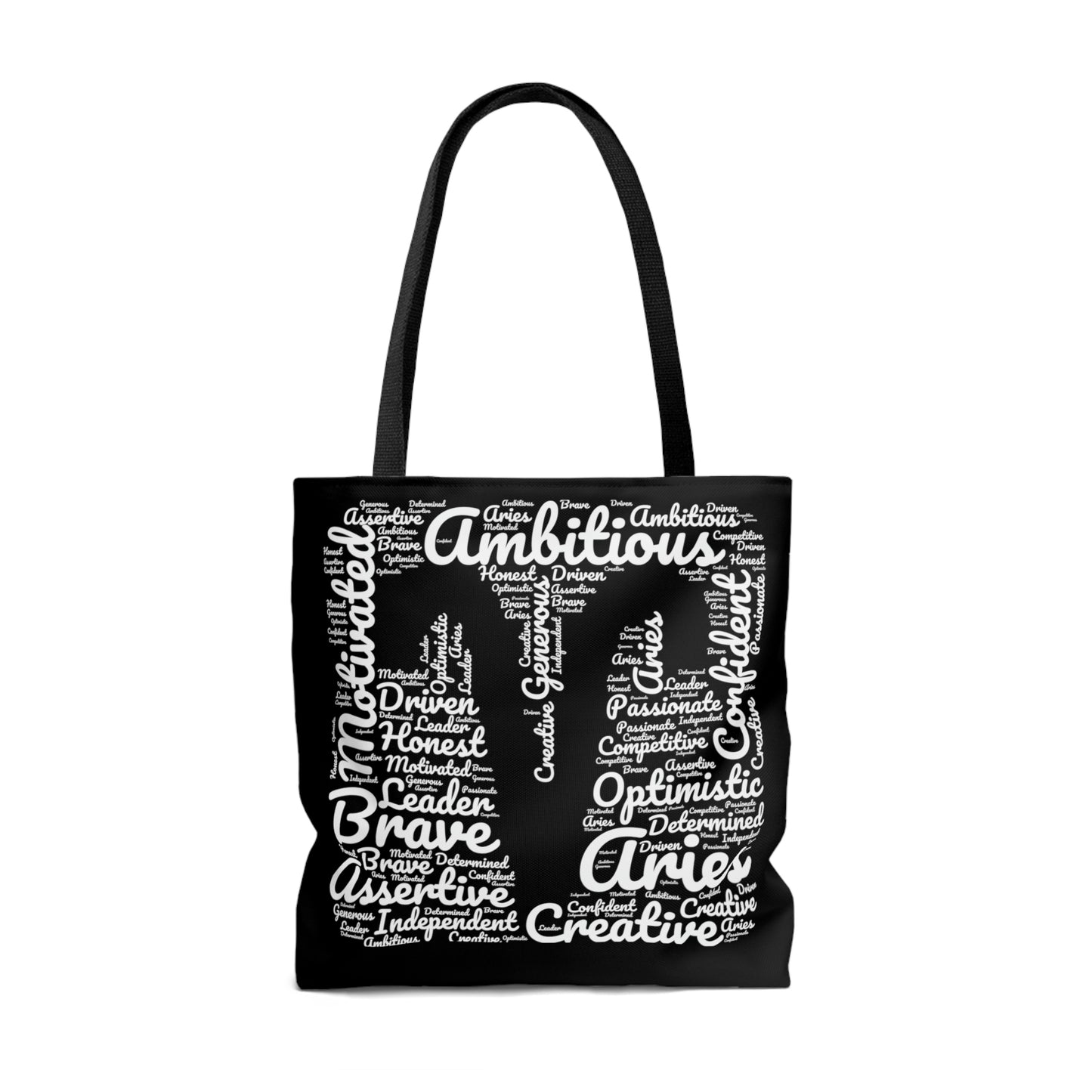 Aries Zodiac Sign Astrology White Tote Bag | Shoulder Bag