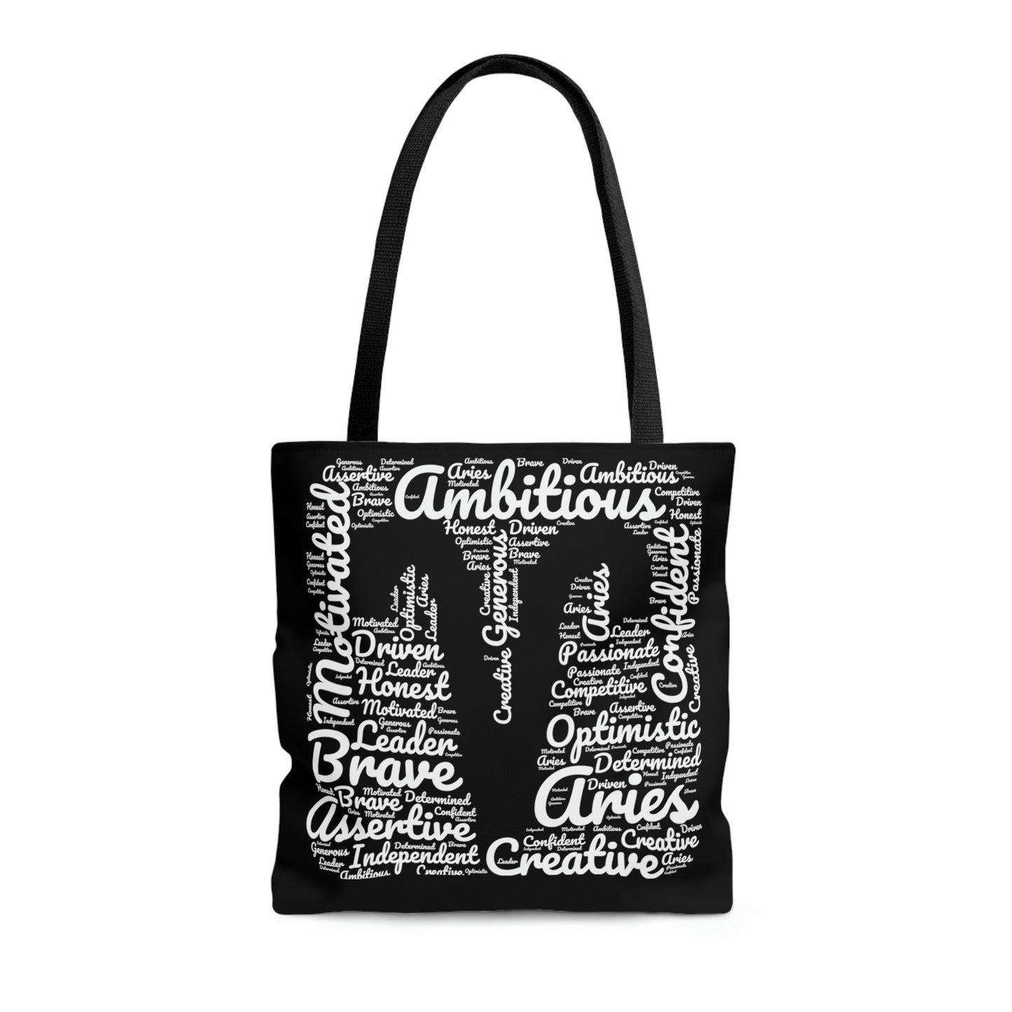 Aries Zodiac Sign Astrology White Tote Bag | Shoulder Bag