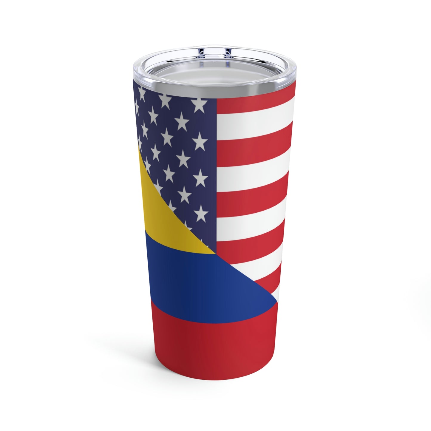 Colombian American Flag Colombia USA Tumbler 20oz