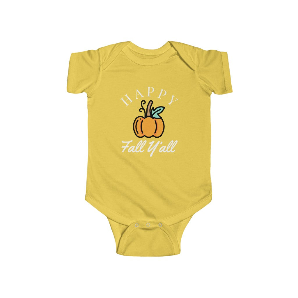 Happy Fall Y’all | Hello Pumpkin Newborn | Baby Boy Girl Autumn Leaves