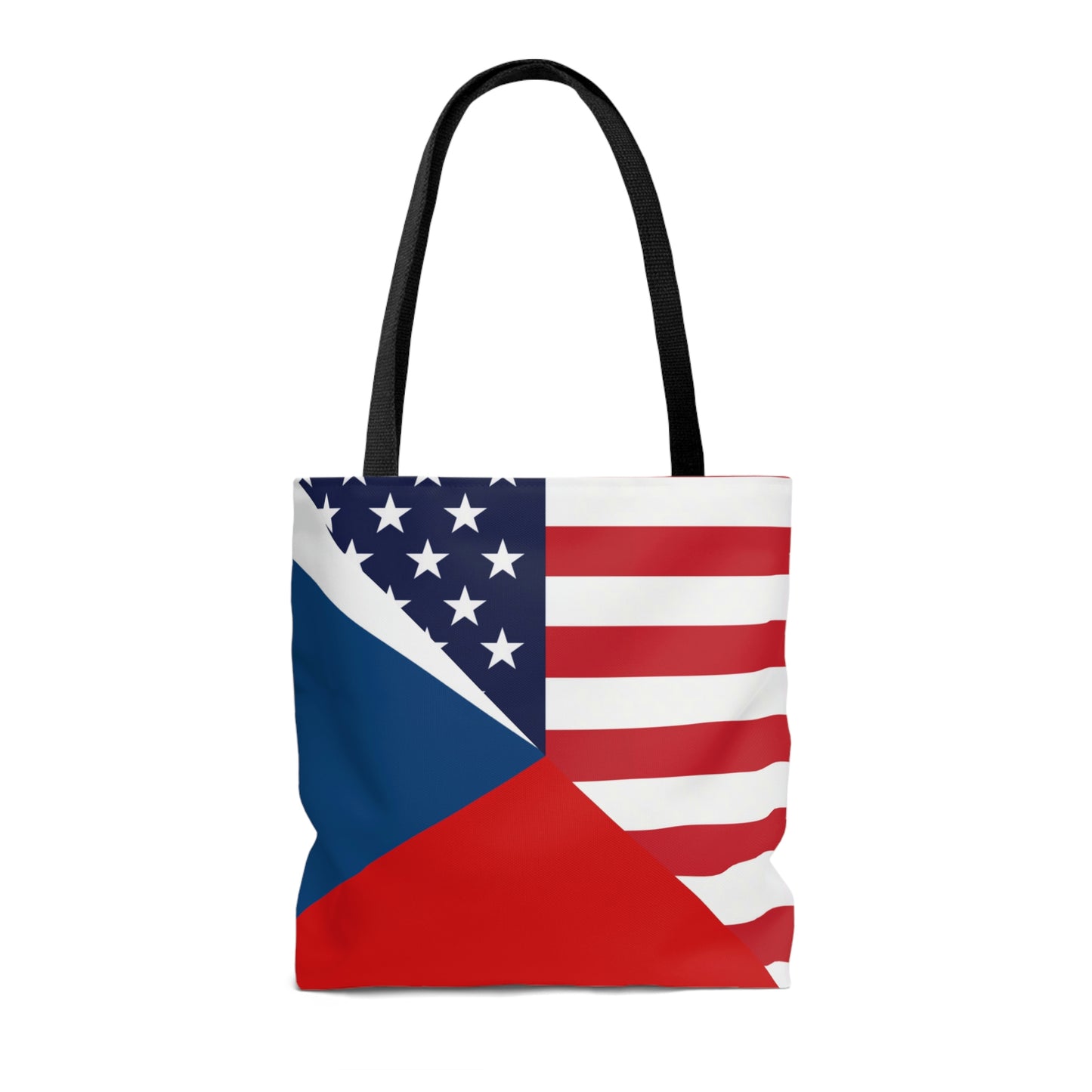 Czech Republic American Flag Czechia USA  Tote Bag | Shoulder Bag