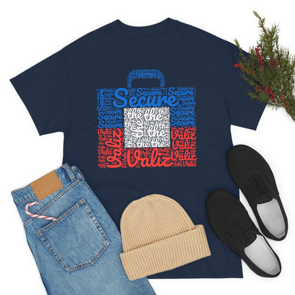 Secure the Valiz Tee Shirt | Unisex Haitian Flag Haiti T-Shirt