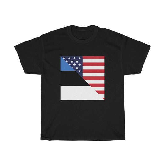 Estonia American Flag Tee | Unisex Estonian Men Women Shirt