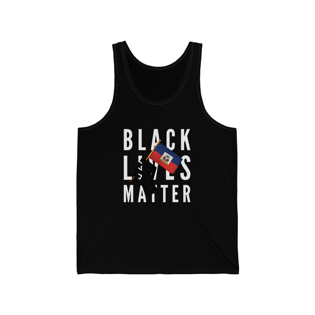 Black Lives Matter (Haiti) Tank Top | Haitian Flag