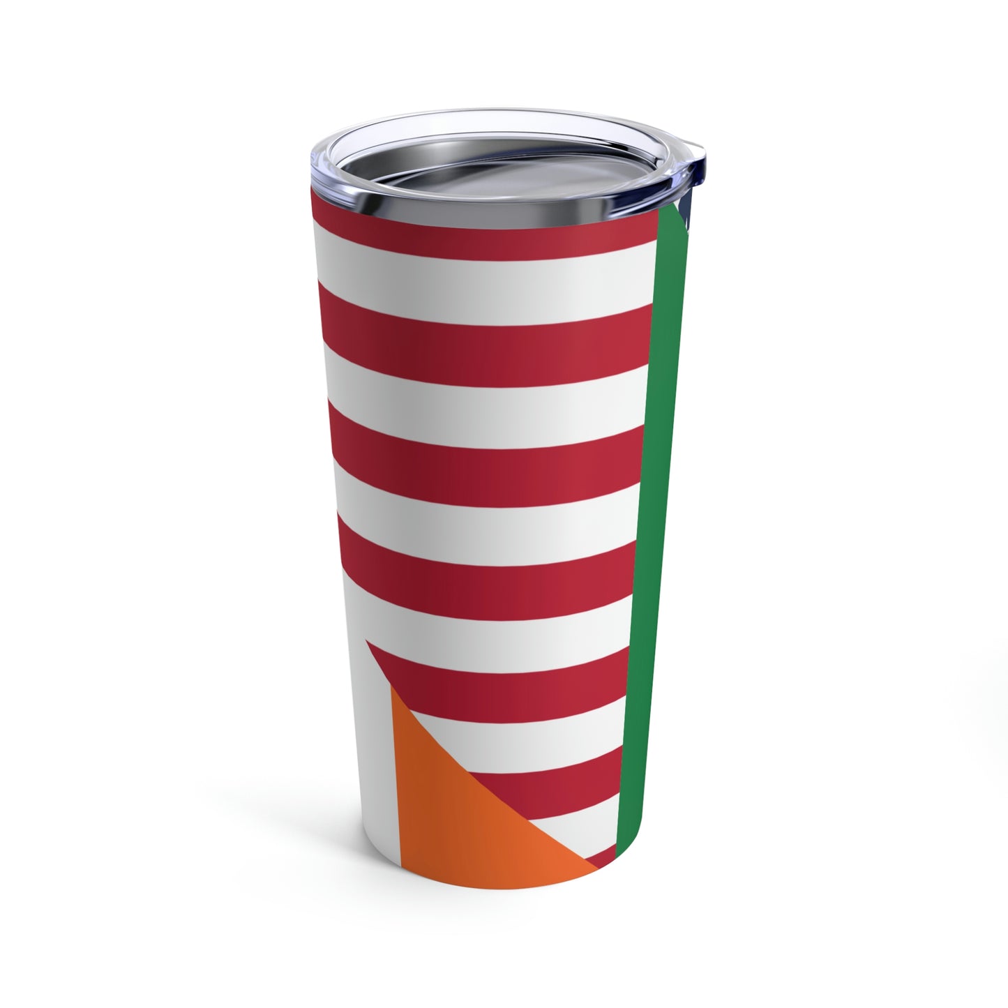 Irish American Flag Half Ireland USA Tumbler 20oz Beverage Container