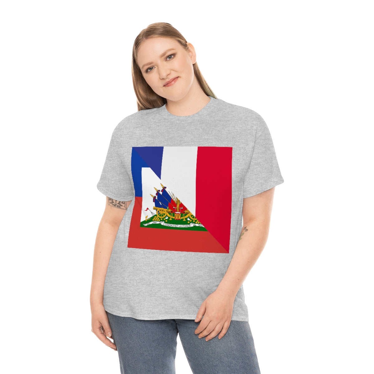 French Haitian Flag Tee | Unisex France Haiti Shirt