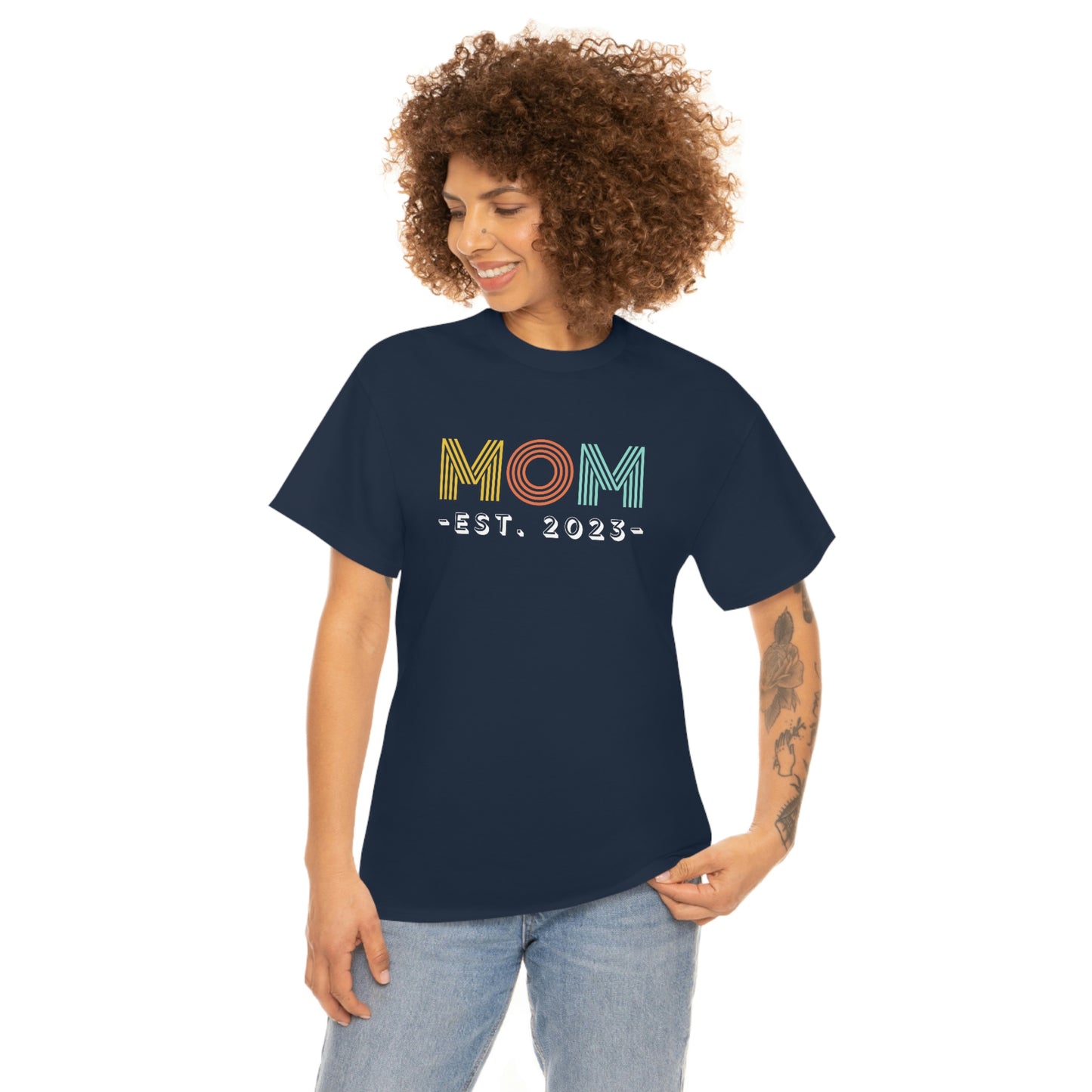 Mom Est 2023 Mothers Day Gift for Mommy T-Shirt | Unisex Tee Shirt